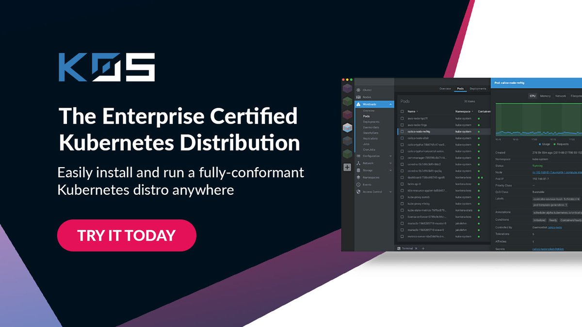 What makes k0s unique vs. other #K8s distros
1️⃣ Zero friction: Easy to install + run
2️⃣ Zero deps: Single binary with no host OS deps except the kernel
3️⃣ Zero cost: Free to use
4️⃣ Zero compromises: Mitigates known CVEs from upstream K8s

See datasheet! bit.ly/3MgwaFj