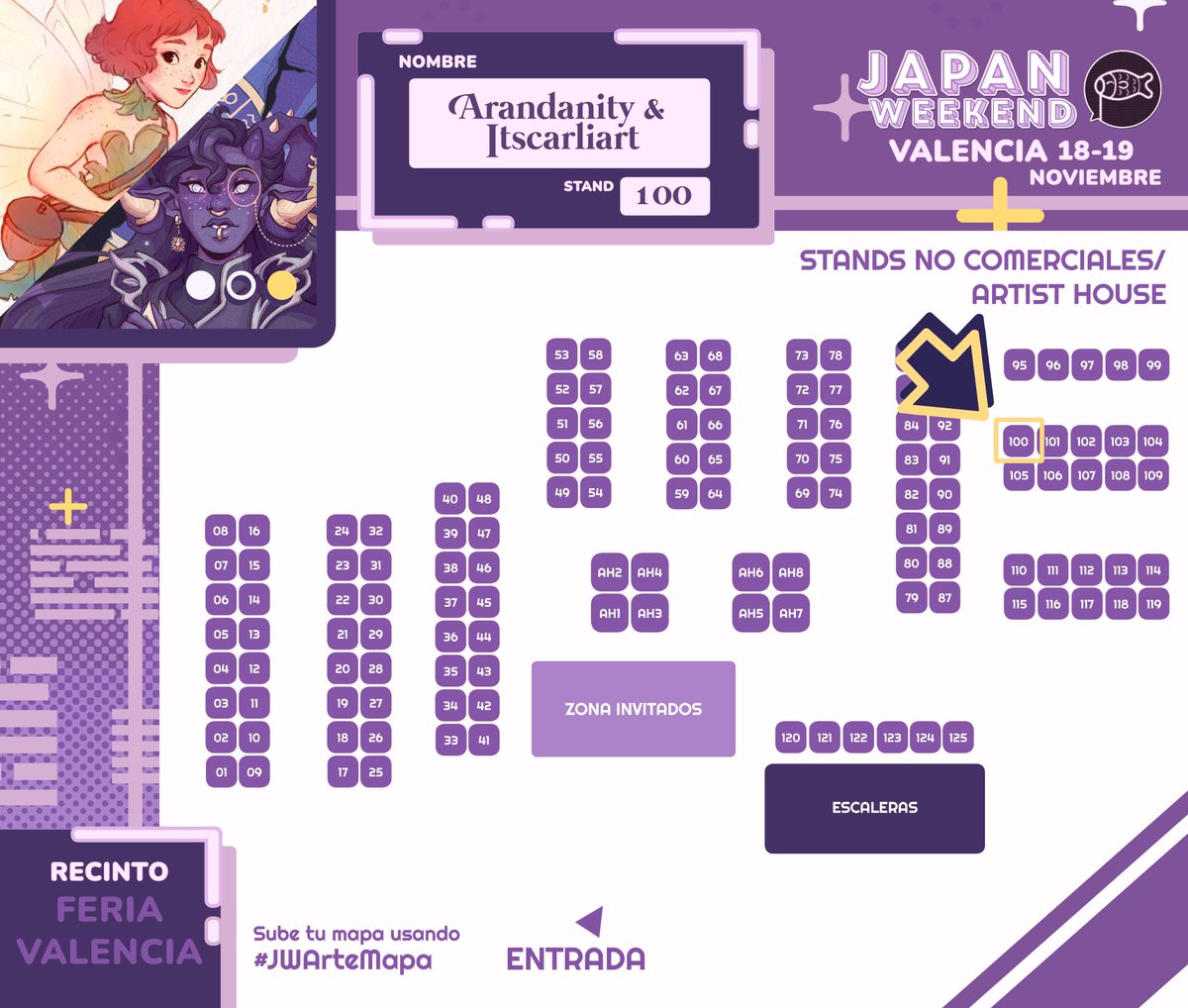 itscarliart's tweet photo. @JW_Arte Holi!🌸 Soy Carla y estaré en el stand No Comercial 100 con @Arandanity 💜✨

🌸Os pongo por aquí algunas de las cositas que voy a llevar!! Si queréis alguna podéis reservarla por md! 🌸Nos vemos en poquito!!! 💜✨ https://t.co/eUoyddsrAG