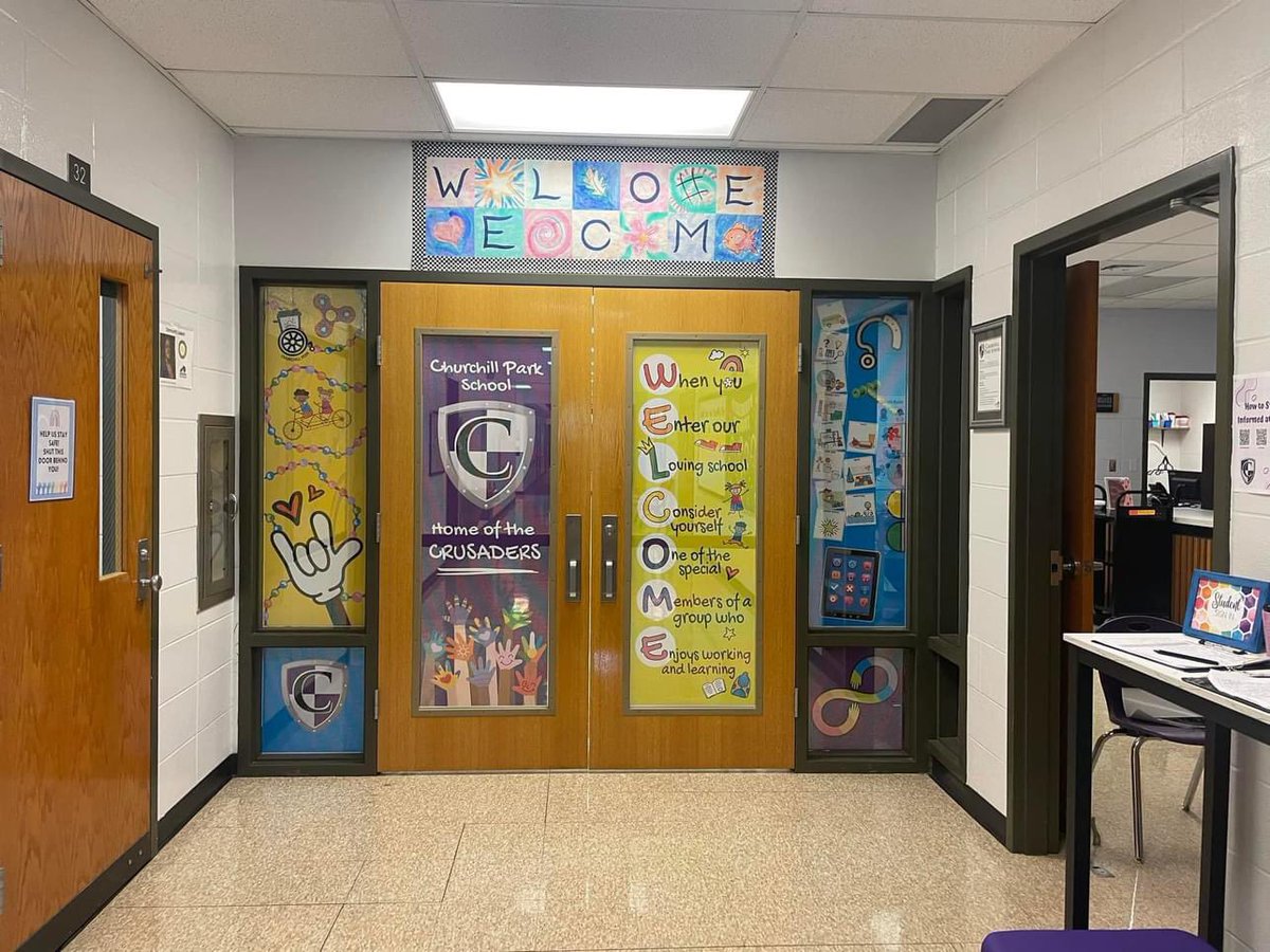 CHPCRUSADERS's tweet image. Thanks to our nurse, Sam and @MPJCPS for creating the art for our new Security Film in our front office! Now everyone who walks in our school will know exactly how wonderful this place is as soon as they enter 🙂 #weareCHP @JCPSKY @JCPSZone2