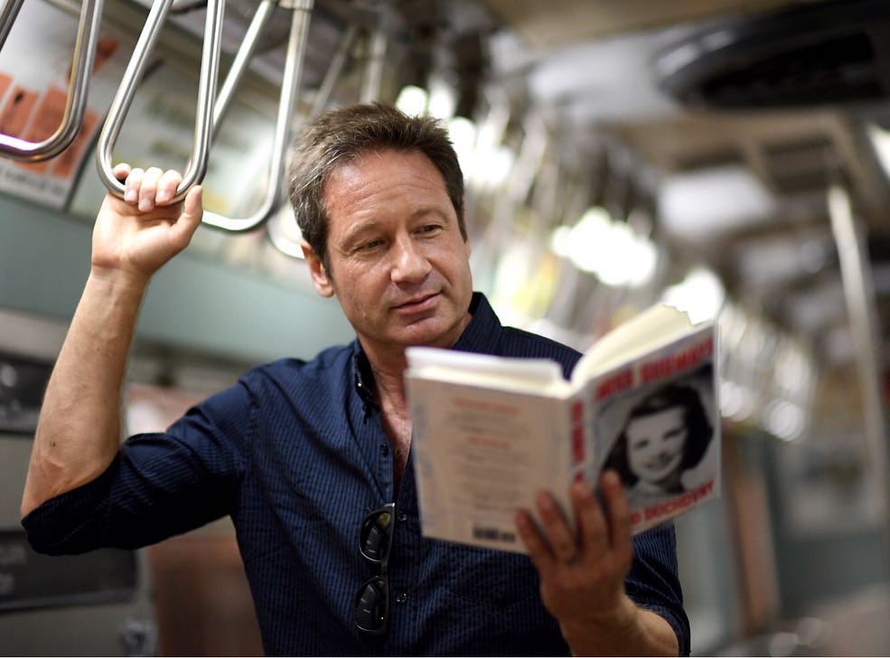 hearteyes4david's tweet photo. #WordsWednesday book trivia for #DavidDuchovny #MissSubways. What kind of animal did Emer adopt and what name did she give to it? #Hearteyes https://t.co/xnbJ31Te4K