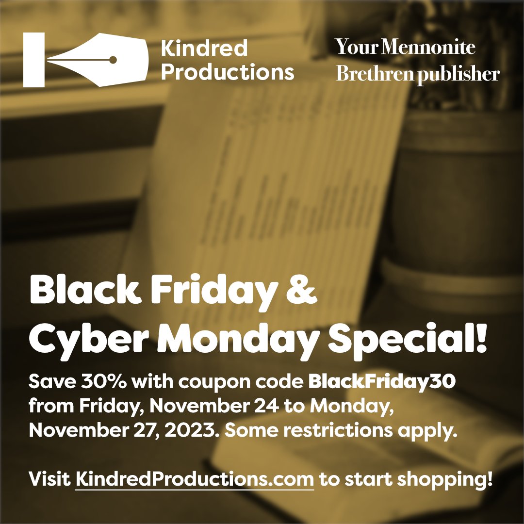 The sale begins Friday, November 24th, at midnight!  Visit the link to our website below to start shopping (some restrictions apply).

kindredproductions.com