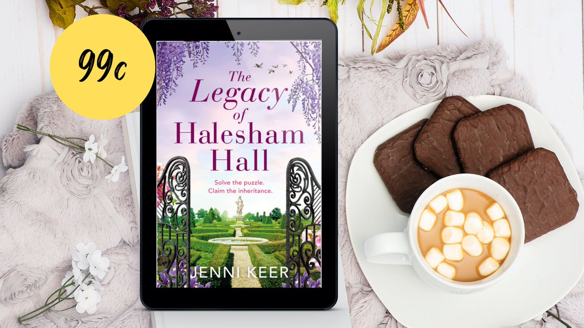 Don't miss this weekend treat! #TheLegacyofHaleshamHall is just 99c for two more days! Solve the puzzle and claim your copy now! geni.us/YAIFR3w