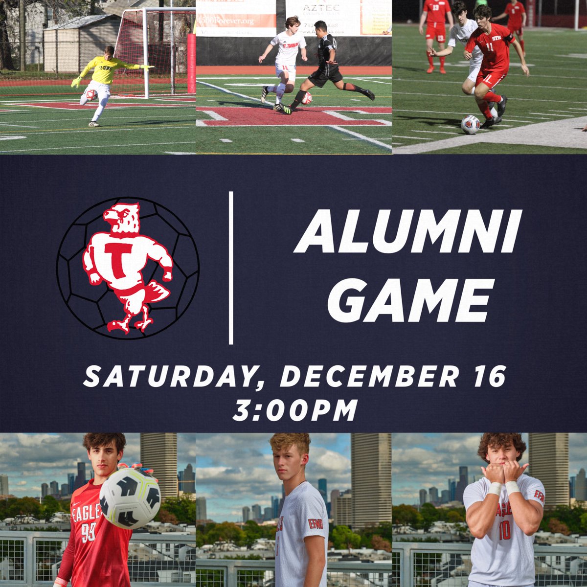 Mark your calendars. All soccer alums welcome. #EFND