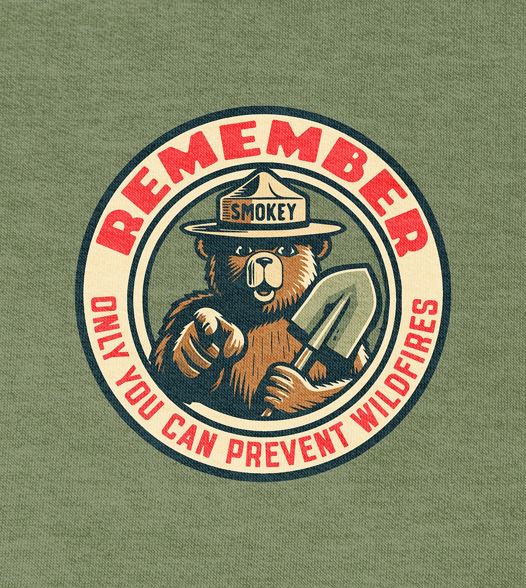 #smokeybear #onlyyoucanpreventforestfires #smokey #fire #wildfire #smokeythebear #onlyyou #wildfires #firefighter #usfs #nature #forestfires  #forestservice #outdoorstyle #naturelover #campinglife #hikingadventures  #conservation #forestconservation #smokeybeartee #vintagetshirts