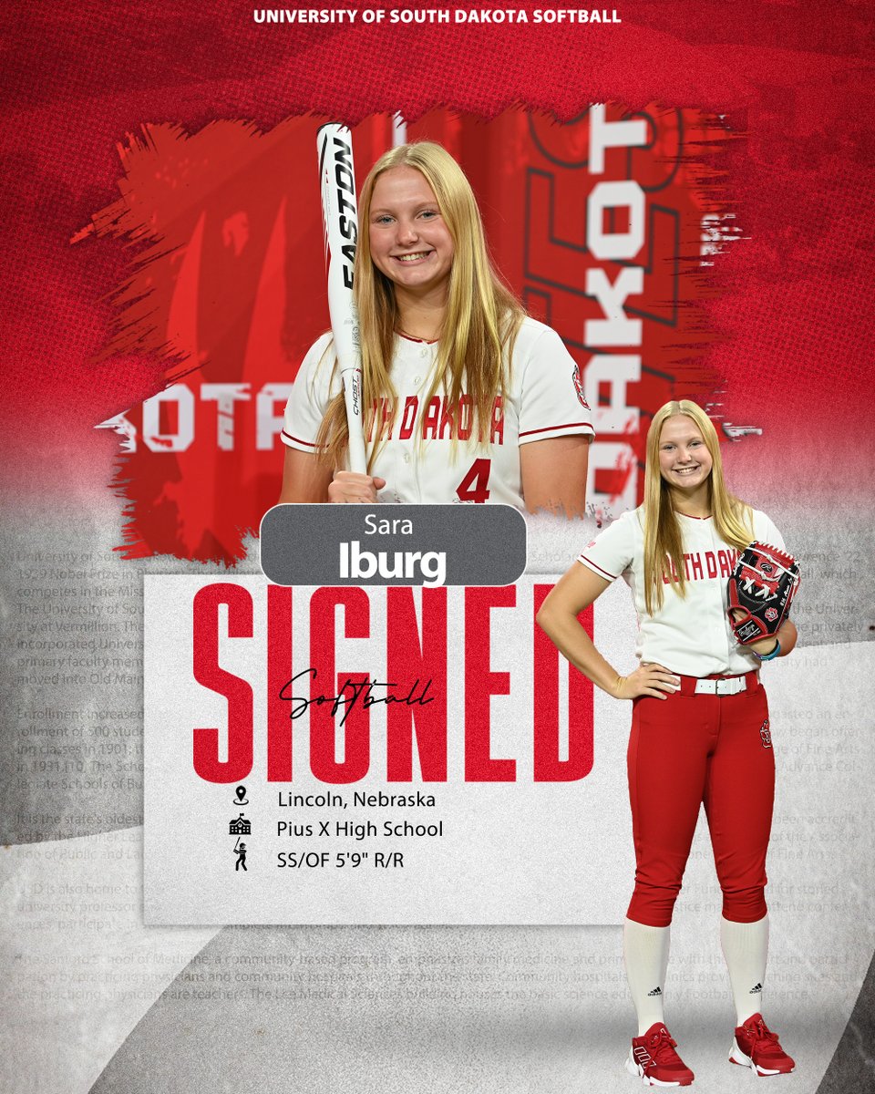 Signed, sealed, delivered. ✍️     

Welcome to the Coyote family, Sara!      

#GoYotes x #WeAreSouthDakota🐾