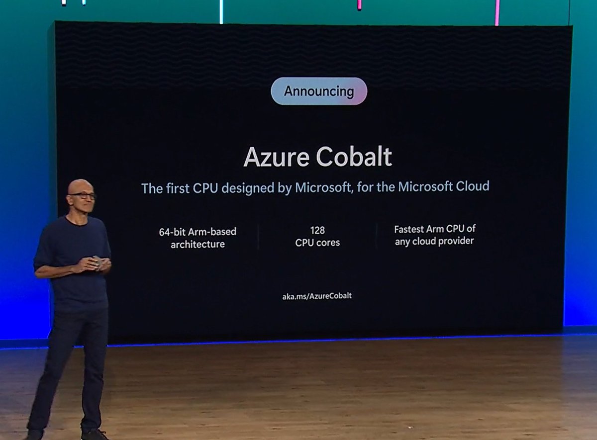 #MSIgnite - Azure Cobalt, the Cloud CPU