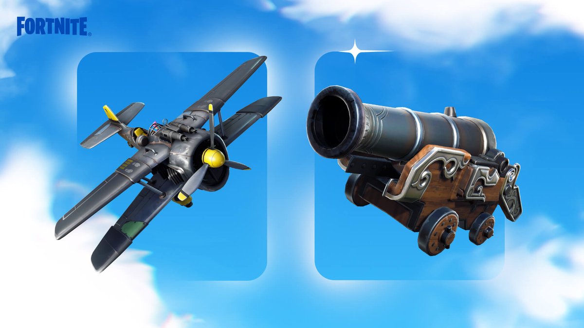 iannzits's tweet photo. Os Capítulos 1: Temporadas 7 e 8 — Sobre Invernos e Tesouros RETORNAM AMANHÃ ao #FortniteOG junto com a v27.10 trazendo:

• Bioma de Neve + Galpões Gelados
• Acampamentos Piratas
• Pistola Repulsora
• Metralhadora Giratória (Minigun)
• Lançador Quádruplo
• Armadilha de Dardos Envenenados
• Item de Reinstalação de Asa-delta
• Tesouro Enterrado
• Avião Biplano Tormenta X-4
• Canhão Pirata

Observação: A Armadilha de Dardos Envenenados estará disponível apenas no Battle Royale com construção.

OUTRAS MUDANÇAS:
• Novo Estágio brilhante no redemoinho abaixo da Ilha Flutuante do Cubo Kevin no Lago do Saque.
• O Foguete estará construído no Depósito Empoeirado, e a Máquina do Tempo será movida para o chão do local.