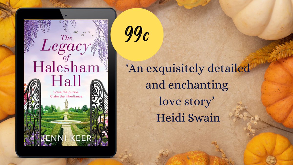 Solve the puzzle. Claim the inheritance. Don't miss your chance to grab #TheLegacyofHaleshamHall by @JenniKeer for just 99c! geni.us/YAIFR3w