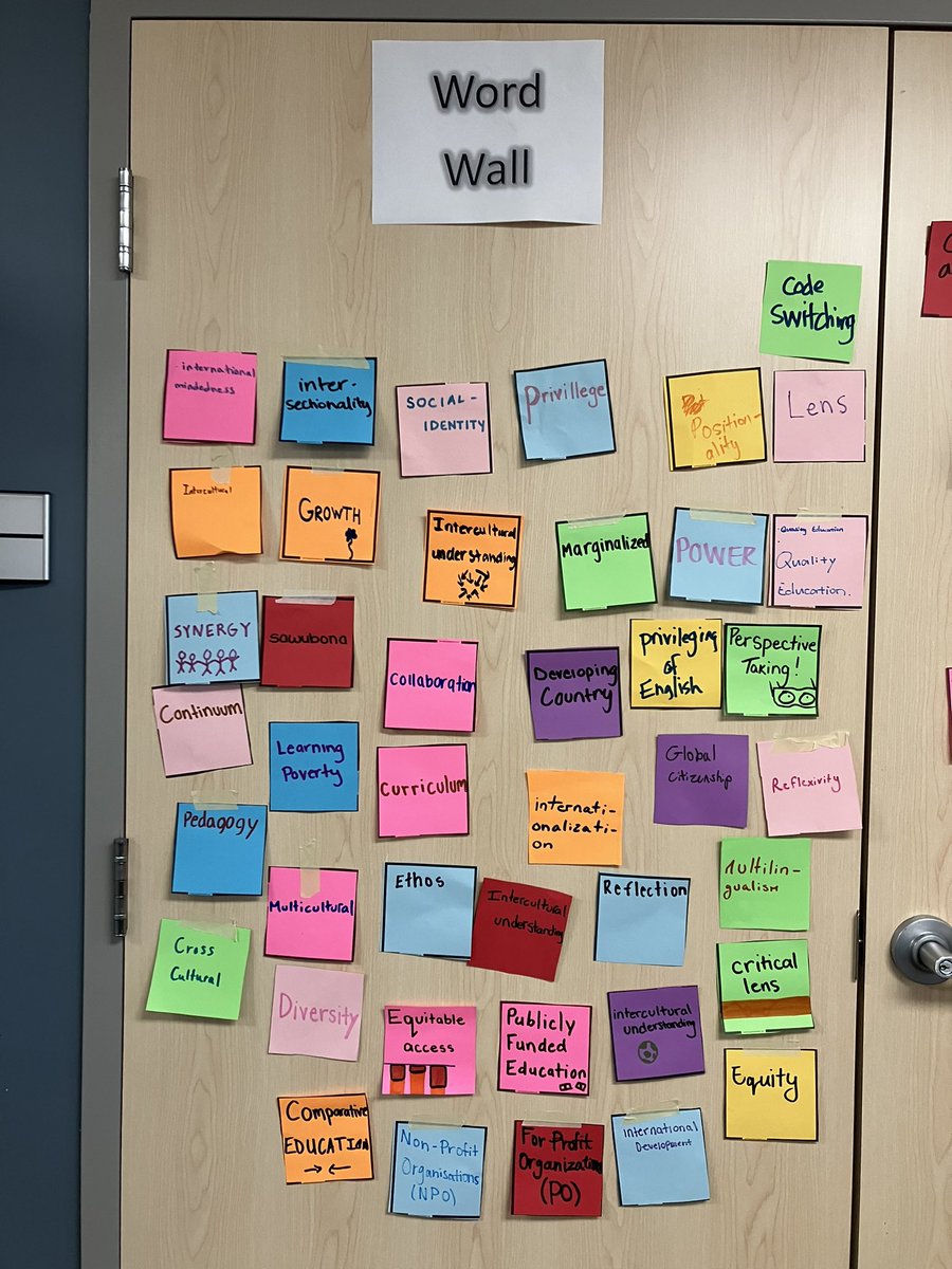 Avis Beek (she/her) (@aebeek) on Twitter photo The students in the ‘Intro to International & Comparative Education’ class made great additions to our word wall today. Such a pleasure to work with these engaged and reflective future educators! <a href="/LaurierEdu/">Laurier Faculty of Education</a> The students in the ‘Intro to International & Comparative Education’ class made great additions to our word wall today. Such a pleasure to work with these engaged and reflective future educators! <a href="/LaurierEdu/">Laurier Faculty of Education</a>