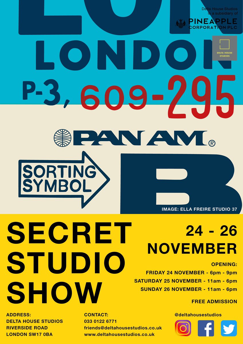 DeltaHStudios's tweet photo. The brilliant @Freireprintz (Studio 37) is showing at our Secret Studio Show! Explore 45+ Studios and buy direct from the artists in the studios the work was made in. 
.
.
#Art #SecretStudioShow #Secret #Gallery #exhibition #Free #ThingstodoinLondon #Londonartist #Artists https://t.co/w7x8oVc11T