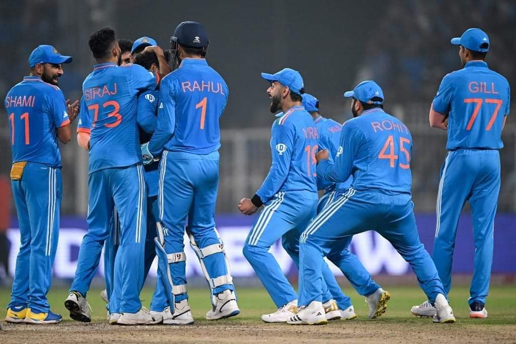 rssc1957's tweet photo. न्यूज़ीलैंड को हराकर सेमी फाइनल में शानदार जीत दर्ज करके व वर्ल्ड कप के फाइनल में पहुंचने पर टीम इण्डिया को हार्दिक बधाई और शुभकामनाएं।
चक दे इंडिया 🇮🇳✌️
#INDvsNZ #cwc23tickets https://t.co/wBxlOA0O35