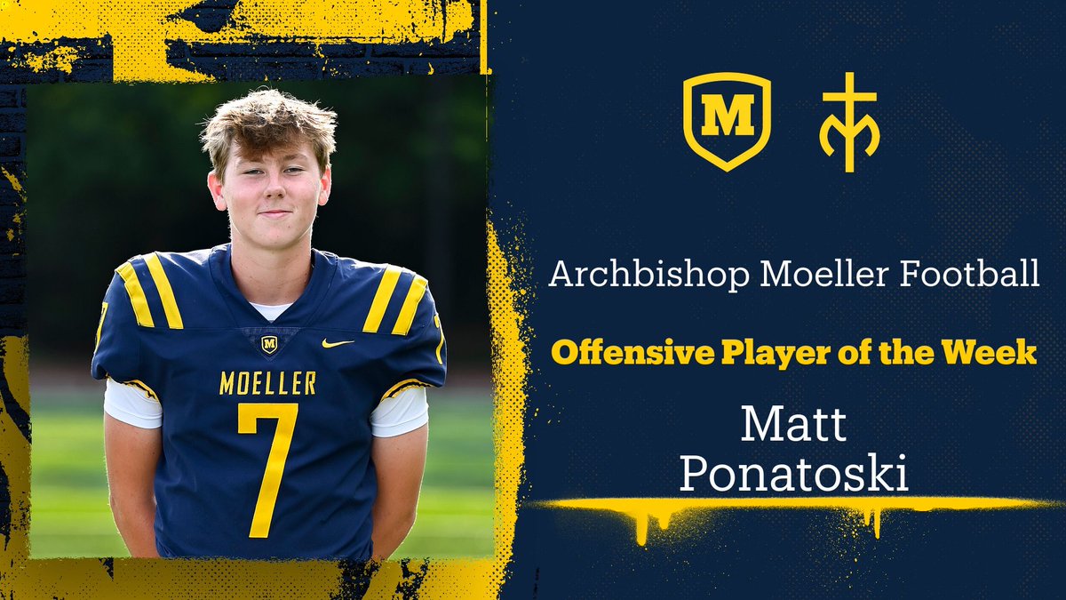 MoellerFootball's tweet photo. Moeller Football Week #13 vs. Mason Players and Demo Dawgs of the Week. #11cku 

Offensive Players of the Week – Matt Ponatoski and Preston Smith https://t.co/docUSQHiT0