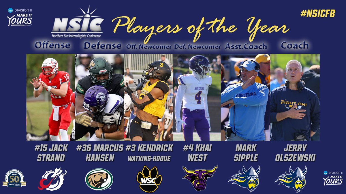 2023 #NSICFB All-Conference Teams Announced
#YourTimeToShine 

Full Release at: northernsun.org/news/2023/11/1…