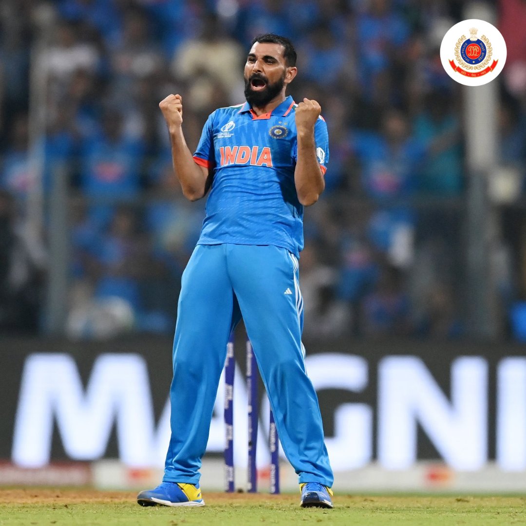 .@MumbaiPolice hope you do not book @MdShami11 for the tonight's assault. #INDvsNZ #CWC2023 #Shami