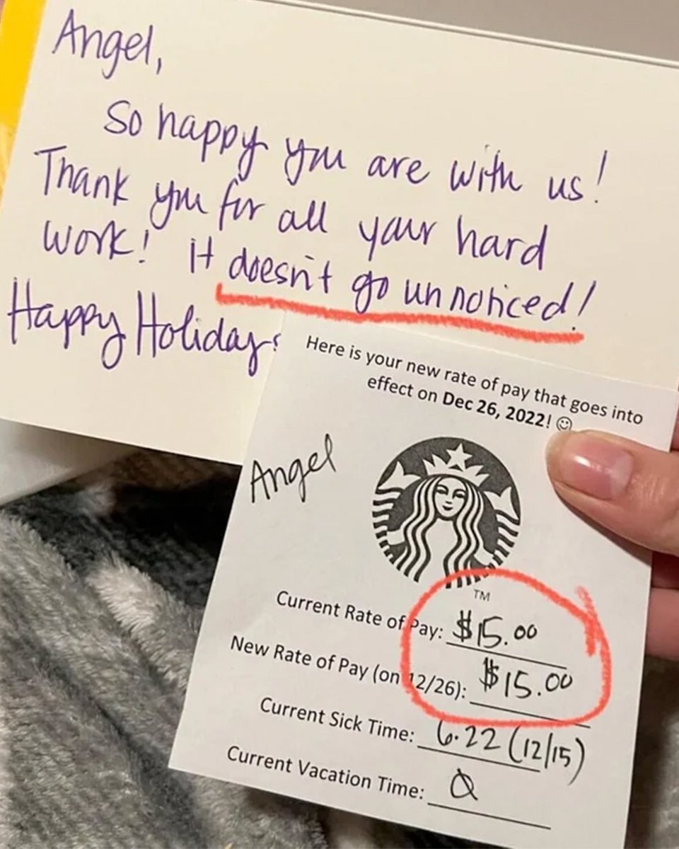 FightForAUnion's tweet image. Thanks for the raise, I guess.

From r/antiwork on Reddit

bit.ly/3sCo0AH
#UnionsForAll #RedCupRebellion