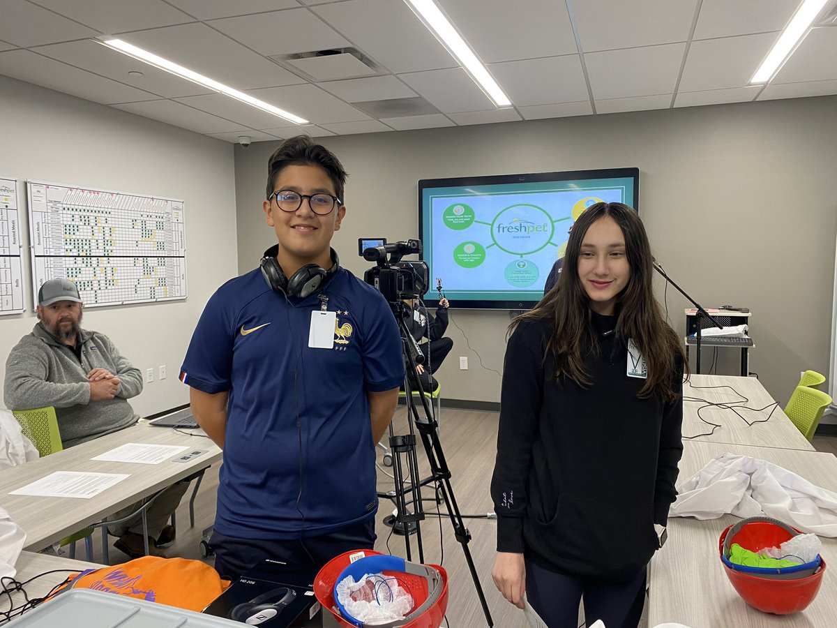 The <a href="/EastHillsMSbasd/">EastHillsMS</a> <a href="/wscmlv/">WSCMLV</a>team in on location at <a href="/Freshpet/">Freshpet</a> working hard to tell their story. Coached by <a href="/CalarioSerena/">Serena Calario</a> !@BethlehemAreaSD @basdmedia
<a href="/WhatsSoCoolPA/">What's So Cool</a> @wscmlv