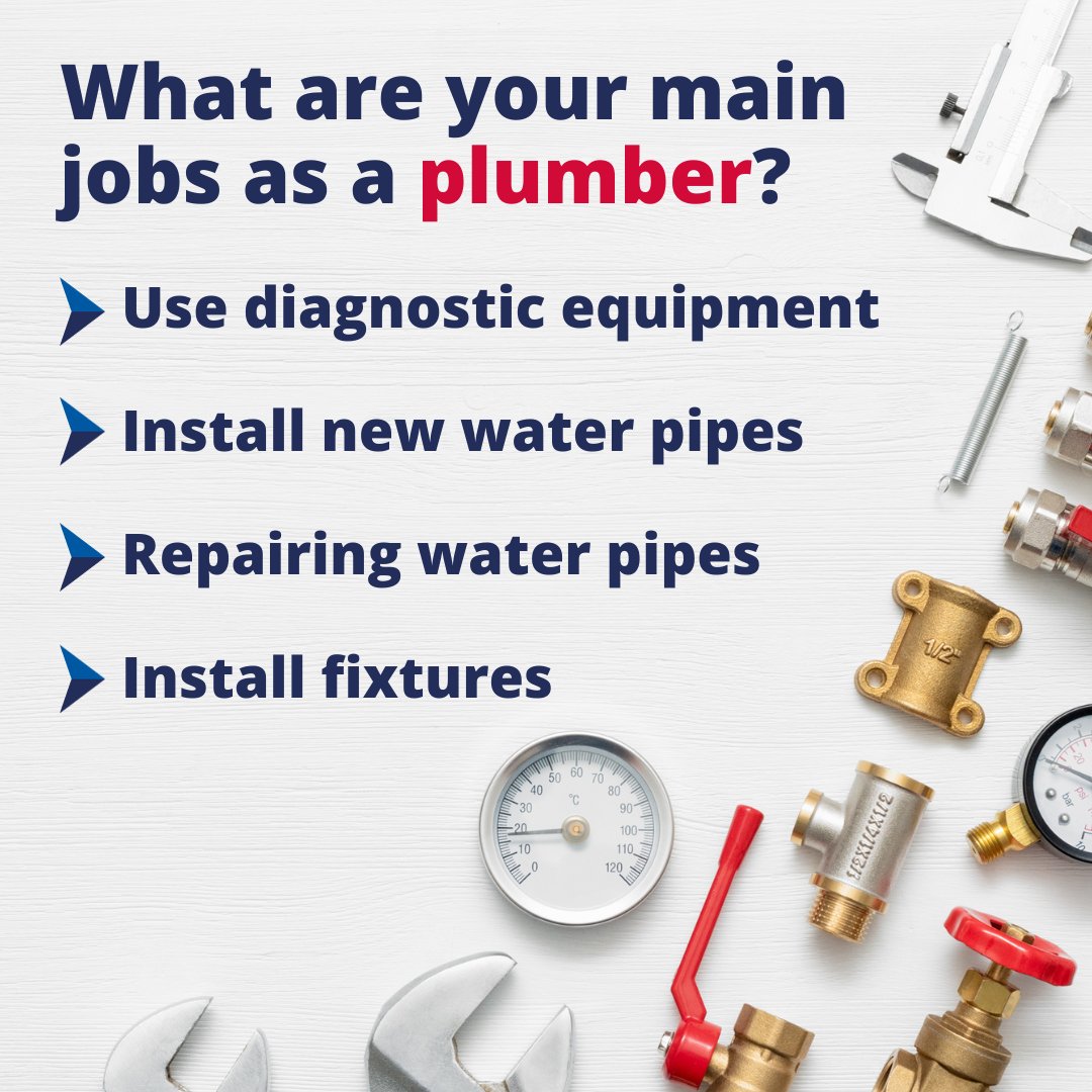 Get_In_UK's tweet photo. If you’re considering a plumbing apprentice, here’s what you can expect to be doing 👇

🛠️ Check out our website to find out more info on the apprenticeship journey, expected wages, and everything in between:

https://t.co/pJYmwRdxhI

#apprenticeships #plumbing https://t.co/HbVVZ2G8pe