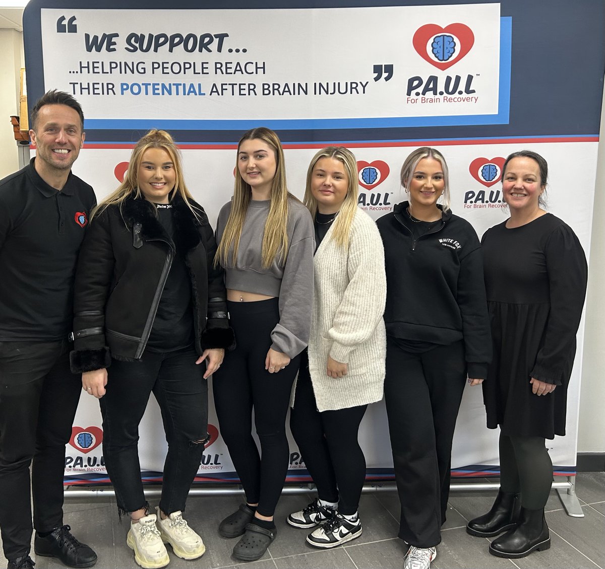 It was lovely to meet with student nurses Mia, Ellisha, Millie &amp; Rhianna, who were left feeling inspired after hearing Paul deliver his “My Life Changing Journey” presentation at Hull University &amp; have kindly decided to raise money for the charity by doing a sponsored skydive!