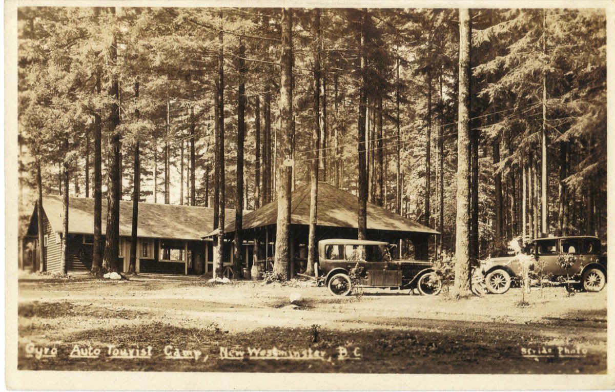 auto camp in new westminster bc, 1920s or maybe 1930s? #bchist #cdnhist #envhist