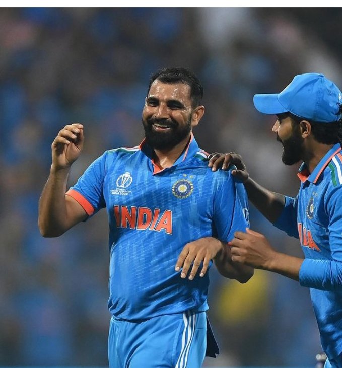 NavdeepPrakash9's tweet image. शानदार आगाज विश्व कप 2023  के फाइनल मे भारत का प्रवेश, शानदार मो. शामी 7 विकेट सेमीफाइनल मे न्यूजीलैंड पस्त। #IndiaVsNewZealand  #CWC23  #RohitSharma #Shami