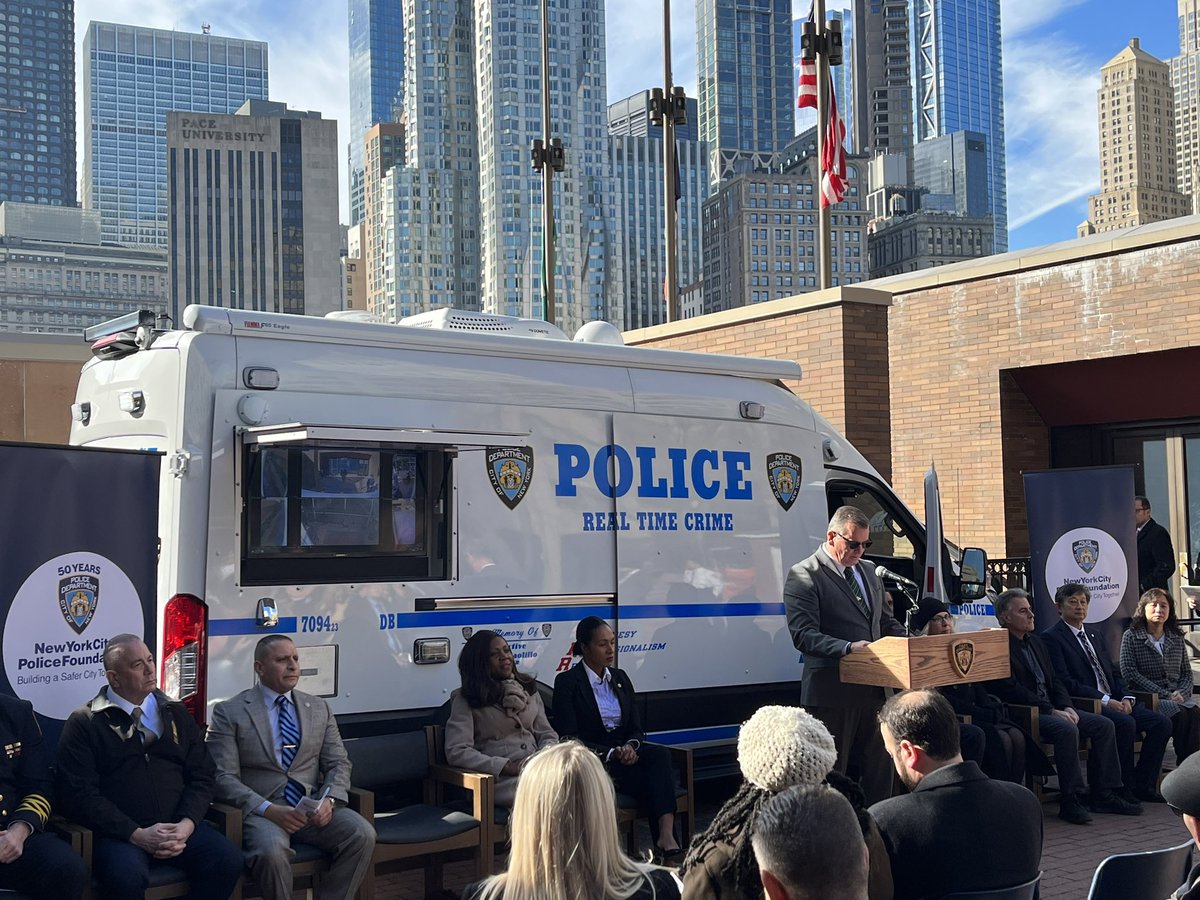 Great thanks to the @nycpolicefdtn for making this meaningful and important police vehicle happen. It will benefit our investigators tremendously and remind us always of the sacrifice of Detective Joe Paolillo. #NeverForget @NYCPDDEA @NYPDRTCC