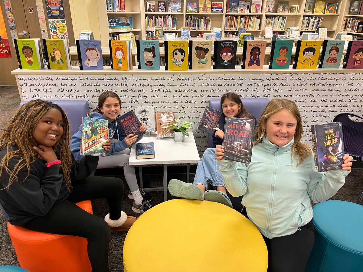 Our Worthington Public Librarians have been book talking with classes this week. We’ve made some great reading matches! Thank you <a href="/worthingtonlib/">WorthingtonLibraries</a> #ItsWorthIt #ProudToBeABear