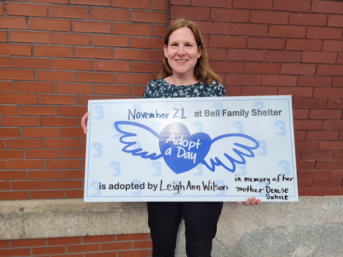 Back-to-back board member Adopt-a-Days! This time, it's Leigh Ann Wilson's turn! Immediate past president of Bell's board of directors, Leigh Ann dedicates this day to her late mother, Denise Suhrie. bellsocialization.com/november-21-ad…