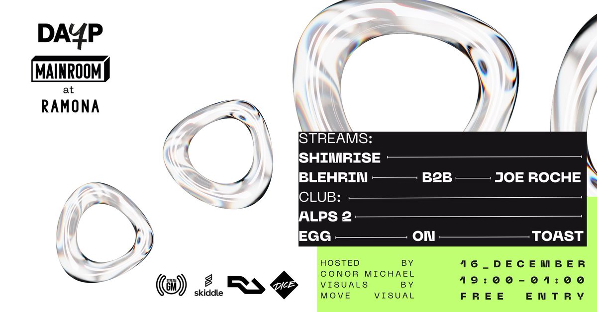 StreamGm's tweet image. Manchesters grassroots clubbing series #MainRoom is back for a second season - live on 16/12 from Ramona with Do As You Please 💥🎧
streamgm.co.uk/news/mainroom-…
@GM_Culture #Manchester