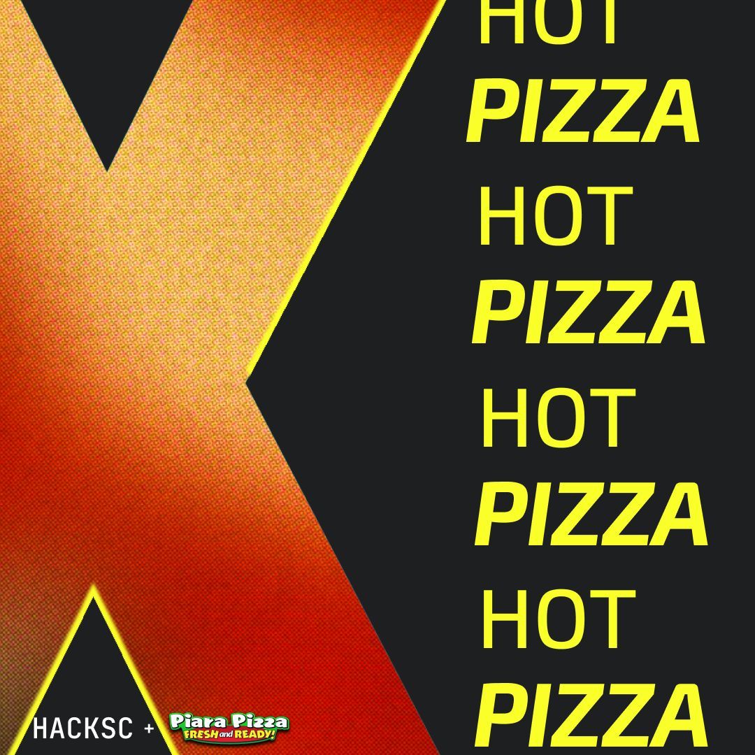 hackscofficial's tweet photo. HackSC would like to thank Piara Pizza's USC Location (@piarapizza_usc) for providing our participants with delicious pizza for HackSC-X! 

If you're a USC student or staff member, you can get an additional 10% off your order! 

Learn more at https://t.co/LsDZsyxaTh https://t.co/iP7h7gyopz