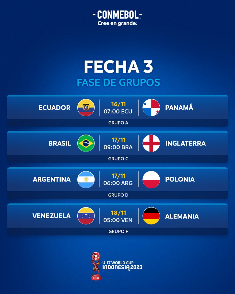 CONMEBOL tweet picture