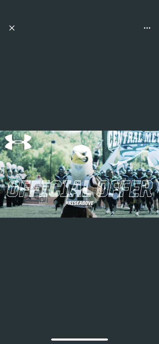 UsryHolder's tweet photo. After speaking with @coach_lakes I’m blessed and honored to receive an opportunity to continue my athletic and academic career @cmueaglesFB https://t.co/6T9e68sg9P