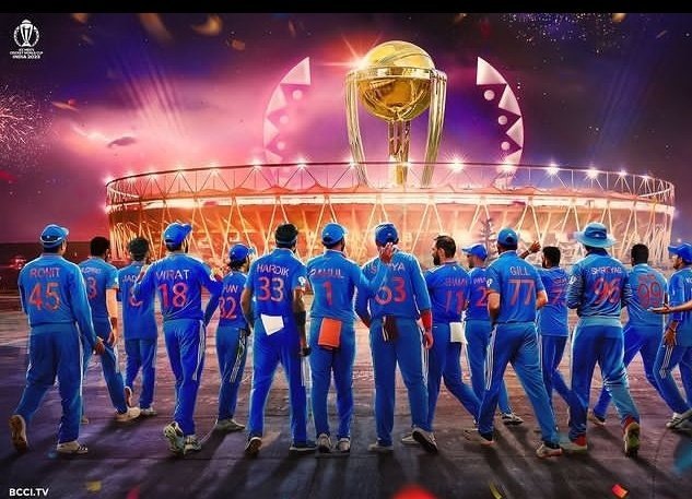 RjplIndia's tweet photo. India Won the Semi-final of ICC Man ODI 2023 against New Zealand with 70 Runs and qualified for final on 19th November 2023 in Ahmedabad. 

#IndiaVsNewZealand #INDvsNZ #ViratKohli𓃵 #RohitSharma𓃵 #Shami #WorldCup2023 #India https://t.co/B9OplZWYAx