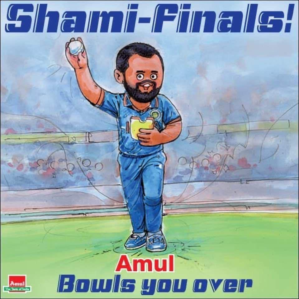 ShereenBhan's tweet photo. Consistently brilliant @Amul_Coop #IndiaVsNewZealand https://t.co/m7gpKC7Zfc