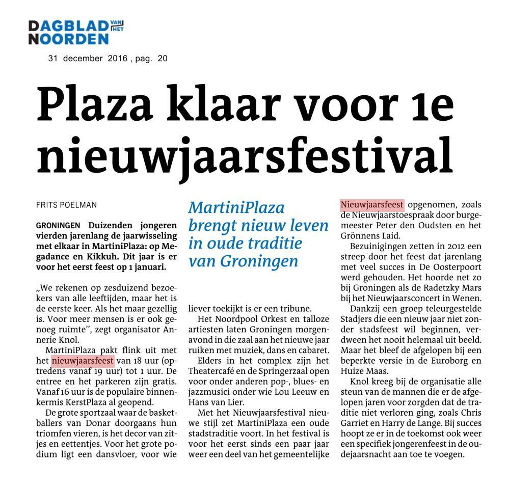 Ik moet (met heel veel verdriet hierover) mededelen dat het Nieuwjaarsfeest 050 niet meer doorgaat. Mij werd medegedeeld dat er andere keuzes zijn gemaakt voor het vieren van het Nieuwjaarsfeest 050 op 1 januari 2024. "Er is geen feest.", is de keuze...  
Helaas denken ze op het