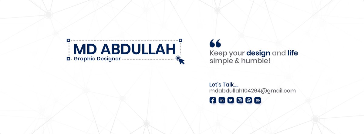 MD_Abdullah360's tweet photo. Have any creative project?
Let's discuss! https://t.co/MEtmcMIJLS