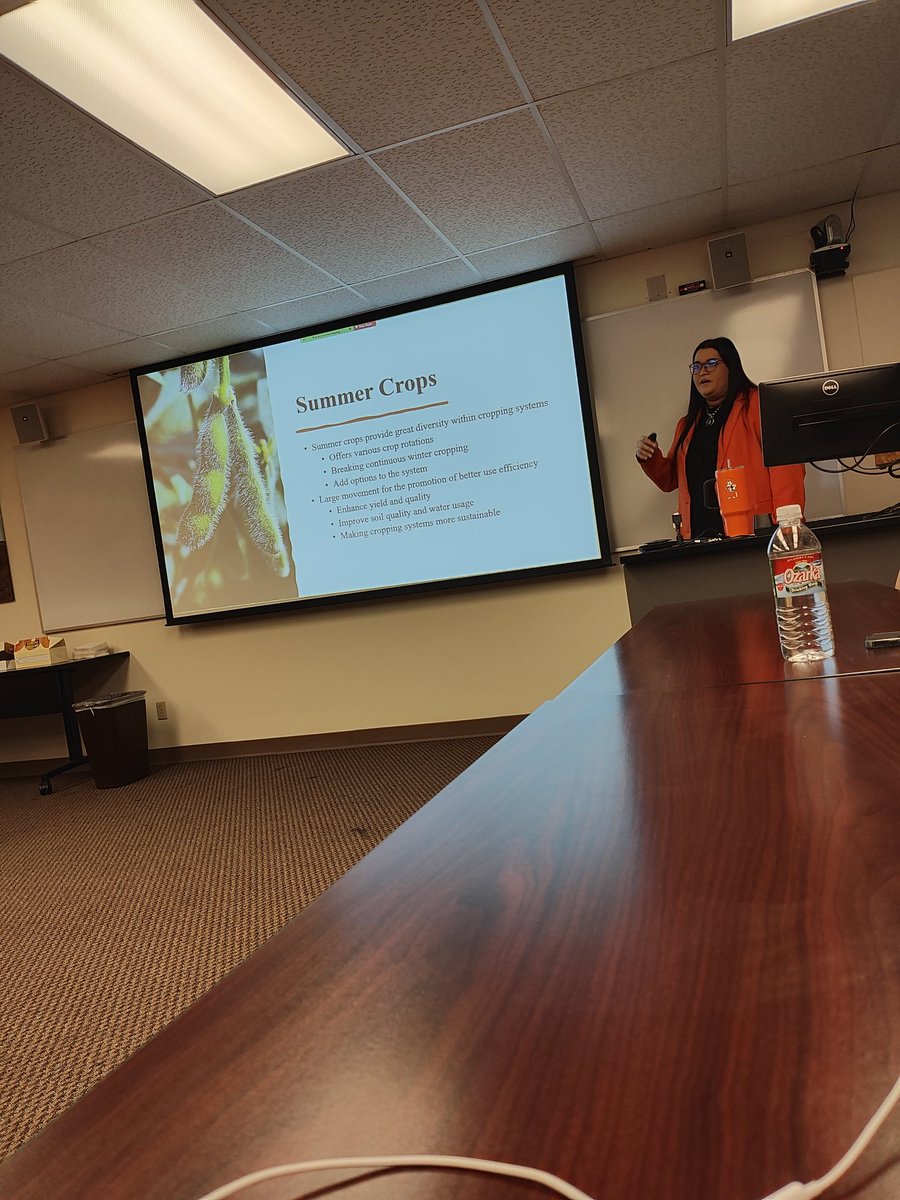 .<a href="/J_Rice20/">Josie Rice</a> successful defense highlight intercropping soybean and grazing grain sorghum stalks following harvest