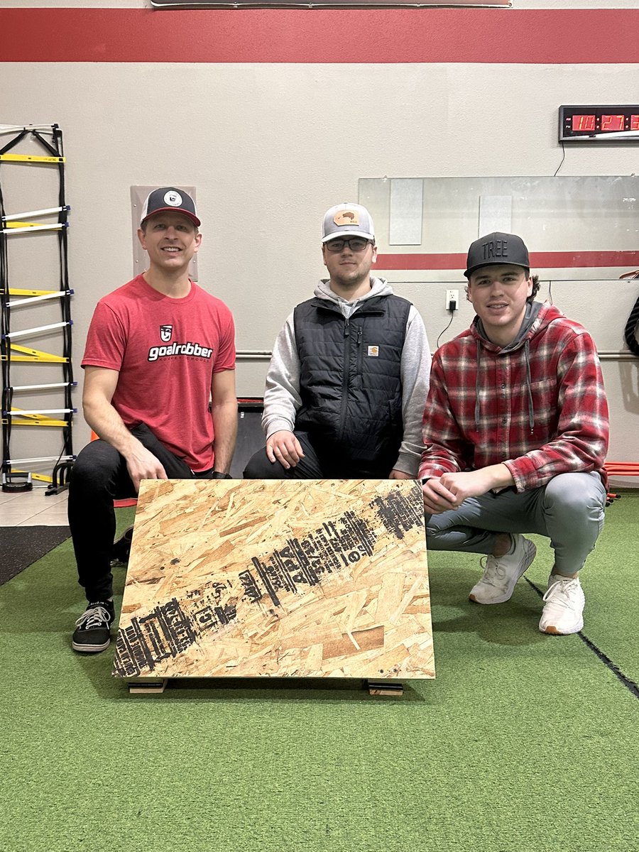 Today <a href="/CA_EmpowerEd/">Empower(Ed) @ Bismarck Career Academy</a> delivered our first prototype to <a href="/Goalrobber1/">GoalrobberHockey</a> Hockey School. Thanks Nate for partnering with us on this project. <a href="/BismarckSchools/">Bismarck Public Schools</a>