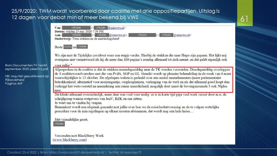 veen_els's tweet photo. Groen Links kamerlid vindt dat er wordt 'nagesteggeld over Corona', begrijpelijk gezien bijgaand WOB document van september 2020. https://t.co/LDRzrT6j7X