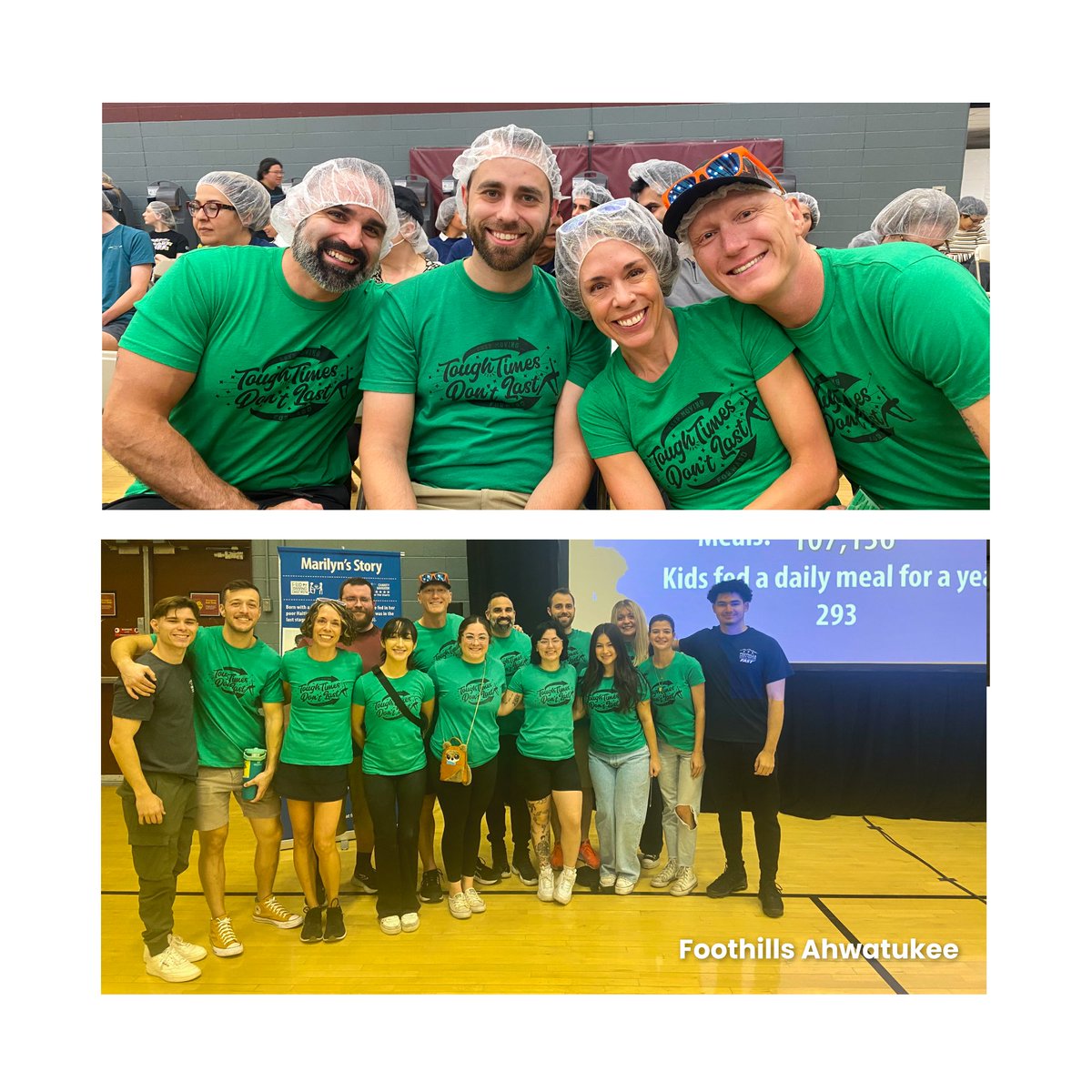 Foothills was proud to sponsor 🍚 Feed My Starving Children's packing event 🍱 this past weekend at ASU's Football Stadium. We joined hands to pack over a million meals for children in need worldwide! 🙌🏽

📸: Foothills Corporate, Foothills South Chandler, Foothills Ahwatukee