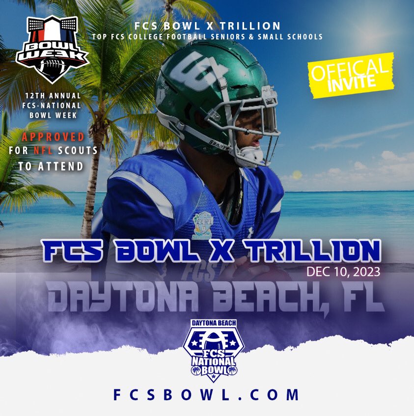 Extremely grateful to get a chance to compete at the <a href="/FCSBOWL/">TRILLION FCS BOWL</a> ! Huge thanks to <a href="/M2_QBacademy/">M2 QB Academy</a> <a href="/BSU_Football_/">BSU Football</a> !