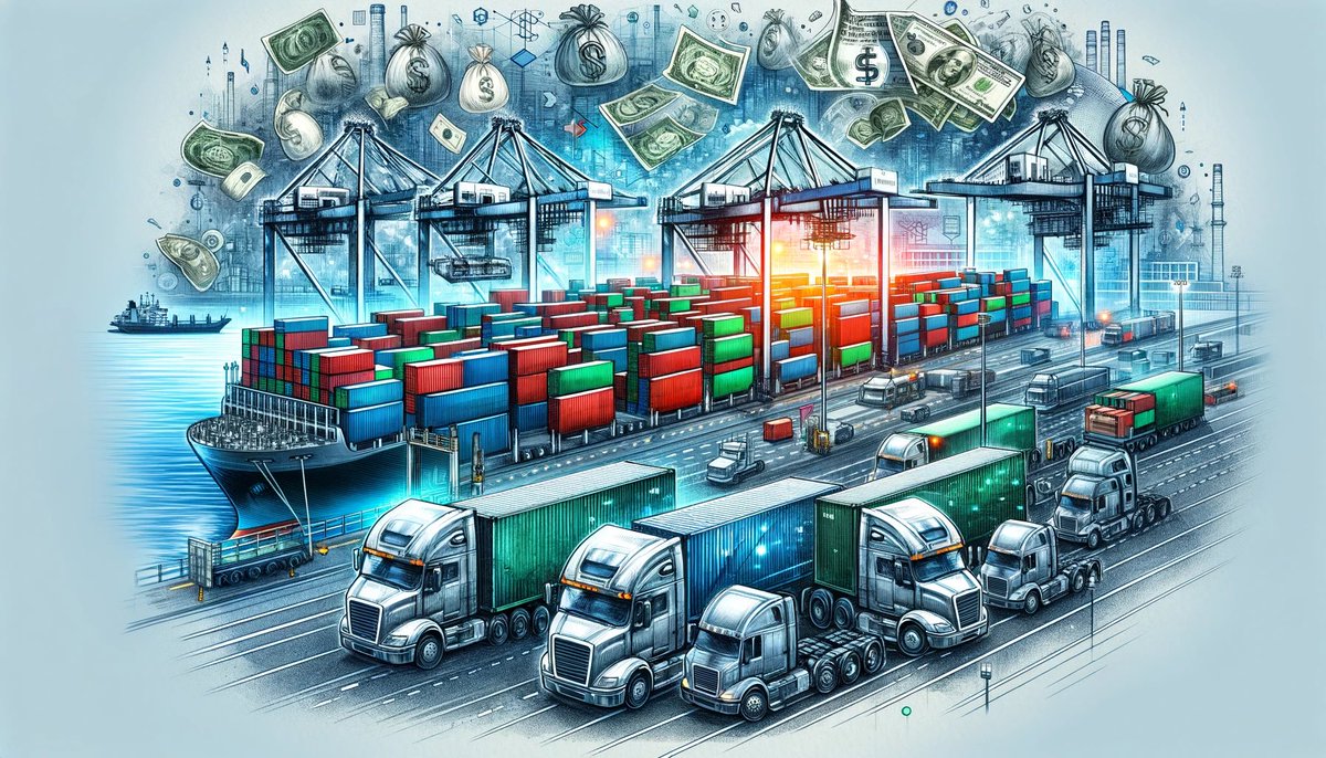 This what AI thinks a street turning trucker looks like #freightx