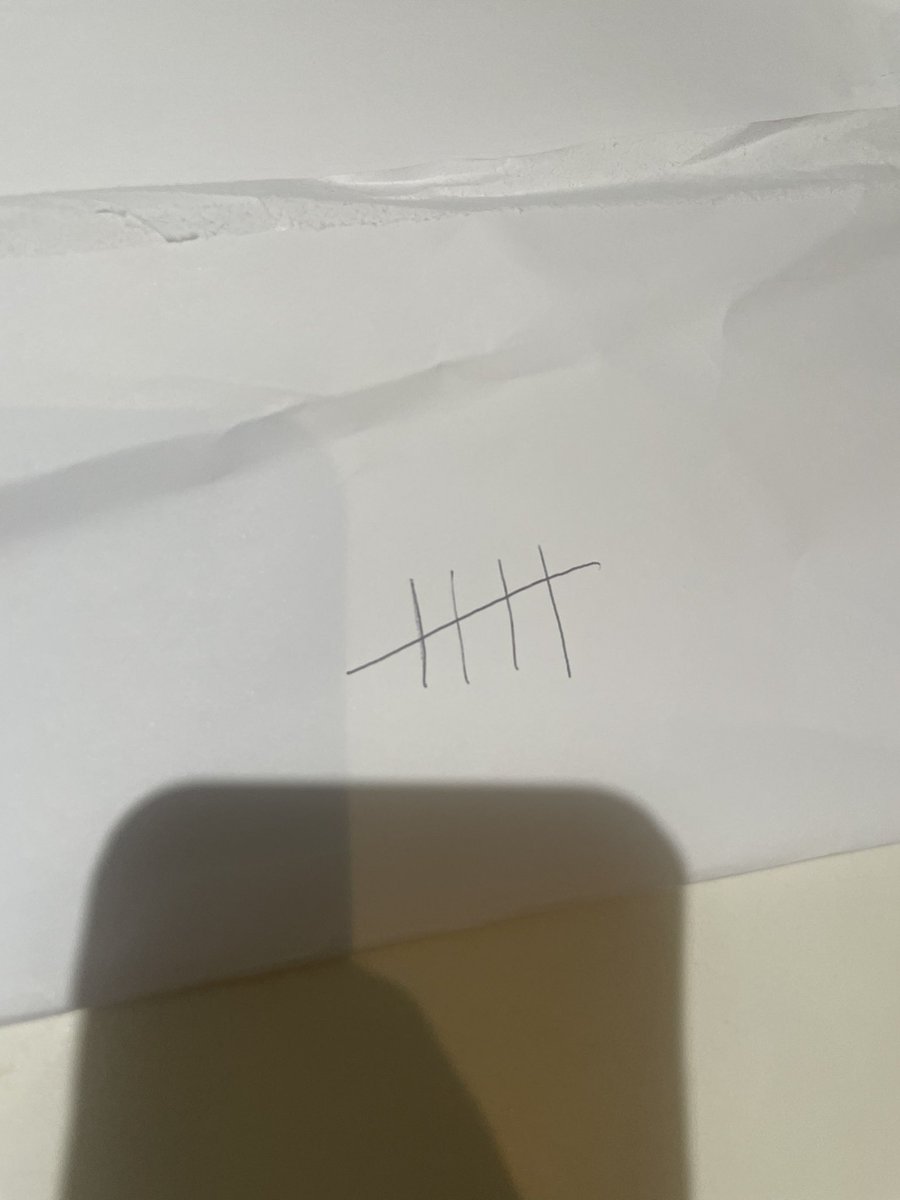 LorrCliff's tweet image. Proud of my 9 year old teaching her 6 year old brother how to do tally marks. If you know, you know #startthemearly