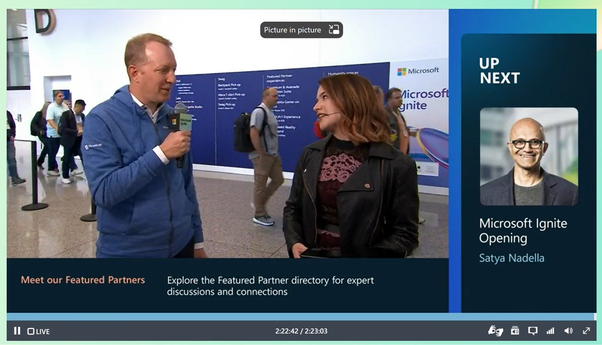 🎤 Catch RD &amp; MVP David Schneider (<a href="/fiddi/">David Schneider</a>) in action at #MSIgnite! 

David is conducting insightful interviews, and you can join the excitement both on-site and online.

Register and watch here: msft.it/6010iDRg8

#MVPBuzz