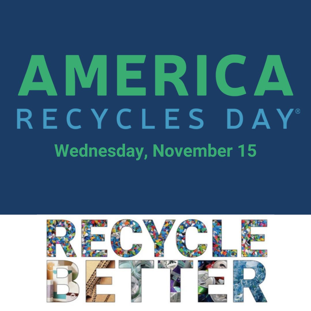 Celebrate America Recycles Day by brushing up on your local recycling guidelines and learning how to #recyclebetter at sustaindane.org/better