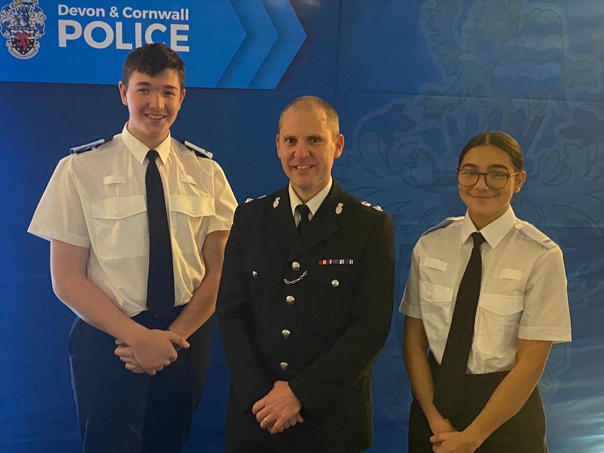 ⁦@PlymouthVPC⁩ special thanks to our cadets for helping at our award ceremony and representing their group so well. Amazing stories heard of the public, the police and volunteers all going the extra mile to keep people safe