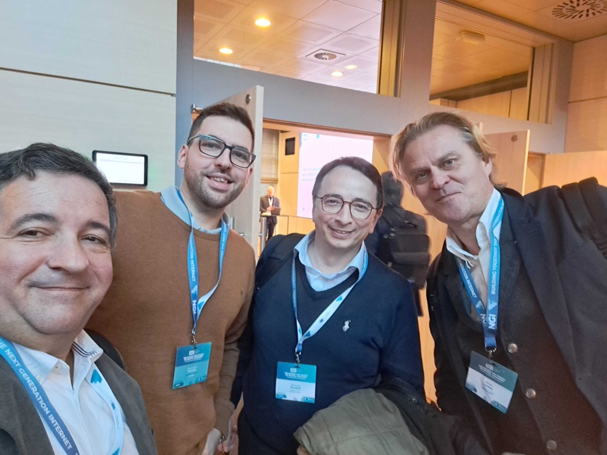 Alastria_'s tweet photo. Thrilled to be in Brussels to participate in the NGI Forum 2023, to dive into the major trends of the future technological transition of the Internet. Sharing experiences, lessons learned and results from @TrubloEu and @NGI_TRUSTCHAIN projects.
#trustedcontent #digitalidentity https://t.co/gSg32OyTPg