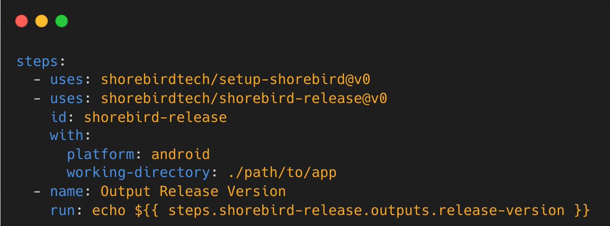 shorebirddev's tweet image. We just released a new GitHub action called shorebird-release which makes it easier than ever to create new Shorebird releases from your GitHub workflows ✅🚀

🔗 github.com/marketplace/ac…