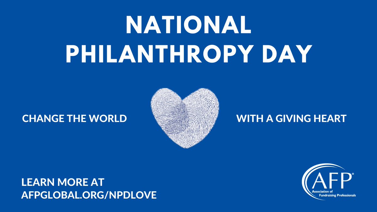 ❤️ Spread the #NPDLove! Today is National Philanthropy Day. We're celebrating the incredible impacts philanthropy has on society, and the work that everyone does to make a difference in their communities. #YYJ 

🔗 Learn more about NPD here: afpglobal.org/NPDLove