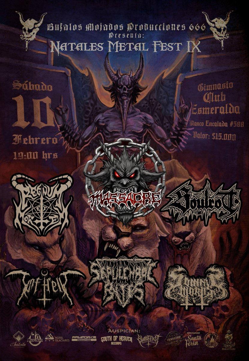 NATALES METAL FEST IX
10 DE FEBRERO DE 2024
PUERTO NATALES @
<a href="/Miguelchp77/">Miguel</a> <a href="/oettinger_x/">Ximena Oettinger</a> <a href="/Kuartitem/">Cristian Cardenas V</a> <a href="/MOTAHEAD666/">MOTRAKA666</a>