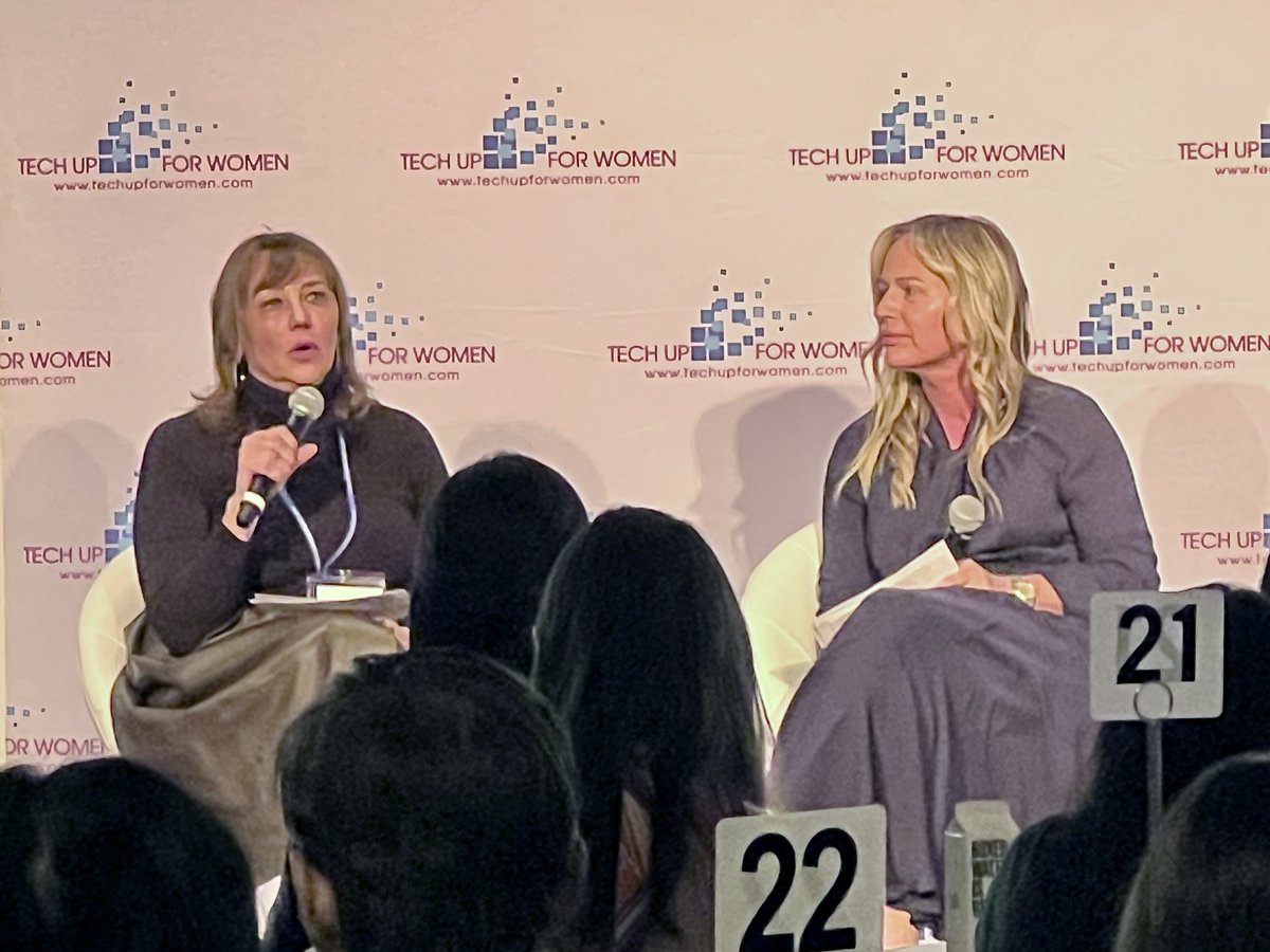 Thank you to <a href="/infilliontech/">Infillion</a>’s <a href="/laurelrossi2/">laurelrossi</a> for joining me today at #techupforwomen Conference 2023! I’m left inspired by the work of <a href="/hiredifferent/">Creative Spirit</a> to connect people intellectual development disorders to careers &amp; reminded of #AI's ability to make a positive impact on our lives.